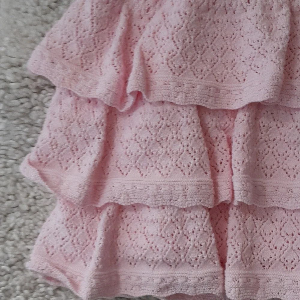 NEW LOVESHACKFANCY  Baudin Mini Skirt In Ballerina Pink Size XL - Picture 13 of 13